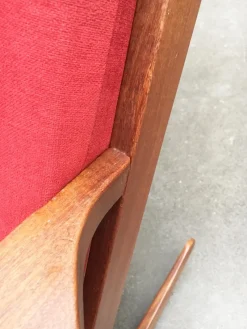 Pamono Mid-Century Danish Rocking Chair by Poul Volther for Frem Røjle