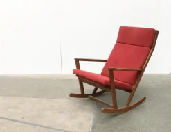 Pamono Mid-Century Danish Rocking Chair by Poul Volther for Frem Røjle
