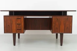 Sale Pamono Mid-Century Danish Rosewood Freestanding Desk with Floating Top, 1960s