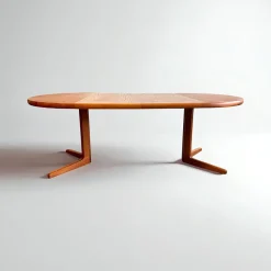 Hot Pamono Mid-Century Danish Round and Oval Extendable Dining Table in Teak, 1960s