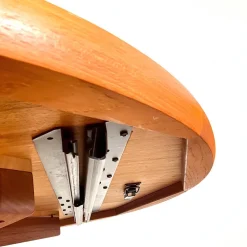 Hot Pamono Mid-Century Danish Round and Oval Extendable Dining Table in Teak, 1960s