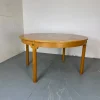 Pamono Mid-Century Danish Round Extendable Oak Dining Table by Borge Mogensen for Karl Andersson & Söner, 1950s> Dining Tables & Sets