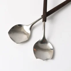 Best Pamono Mid-Century Danish Salad Servers from Asni, 1960s, Set of 2