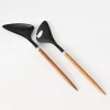 Pamono Mid-Century Danish Salad Servers by Helge Benzin for Astrid Wessels, 1960s, Set of 2> Cutlery & Serving Utensils