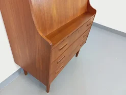 Discount Pamono Mid-Century Danish Secretaire in Teak by Gunnar Nielsen Tibergaard