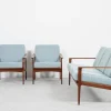 Pamono Mid-Century Danish Sofa Set in Teak attributed to Ib Kofod Larsen, Set of 3> Living Room Sets