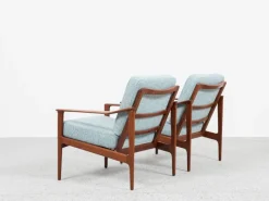 Pamono Mid-Century Danish Sofa Set in Teak attributed to Ib Kofod Larsen, Set of 3><noscript><img width=
