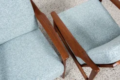 Pamono Mid-Century Danish Sofa Set in Teak attributed to Ib Kofod Larsen, Set of 3><noscript><img width=