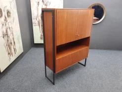 Pamono Mid-Century Danish Style Teak Highboard, 1970s><noscript><img width=