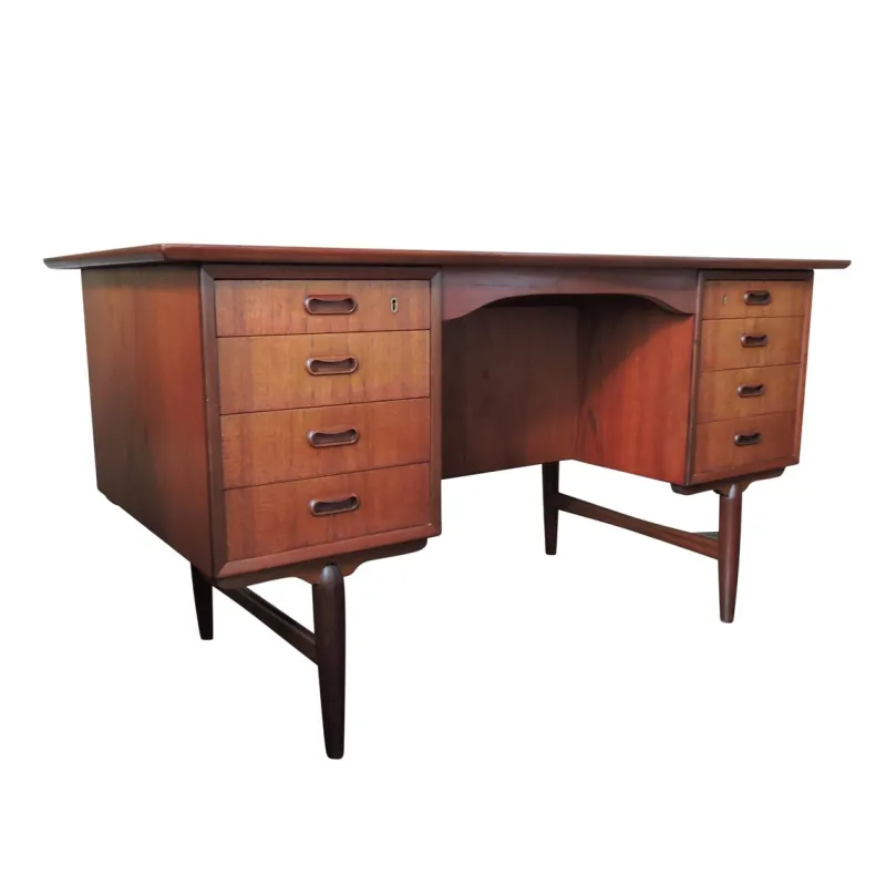 Online Pamono Mid-Century Danish Teak Desk, 1960s