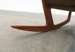 Pamono Mid-Century Danish Teak Model 100 Rocking Chair by Søren Georg Jensen for Kubus Møbler, 1960s
