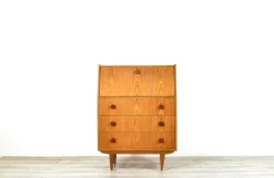 Pamono Mid-Century Danish Teak Secretary, 1960s
