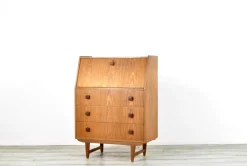Pamono Mid-Century Danish Teak Secretary, 1960s