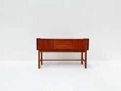 Discount Pamono Mid-Century Danish Teak Sideboard with Sliding Doors and Drawers, 1960s