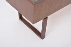 Pamono Mid-Century Danish Teak Wooden Planter Box with Inlay Metal Tub, 1960s><noscript><img width=