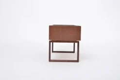Pamono Mid-Century Danish Teak Wooden Planter Box with Inlay Metal Tub, 1960s><noscript><img width=