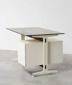 Pamono Mid-Century Desk by Etienne Fermigier, 1970s><noscript><img width=