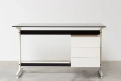 Pamono Mid-Century Desk by Etienne Fermigier, 1970s><noscript><img width=