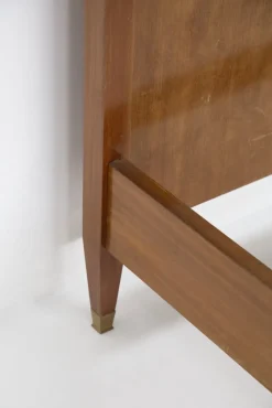 Pamono Mid-Century Double Bed Frame in Wood by Paolo Buffa, 1950s> Beds & Bedroom Sets