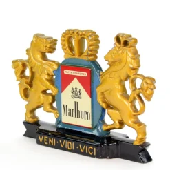 Pamono Mid-Century Double-Sided Marlboro Advertising Figurine, 1950s><noscript><img width=