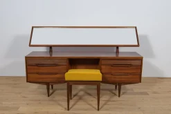 Discount Pamono Mid-Century Dressing Table and Stool from White and Newton, United Knigdom, 1960s, Set of 2