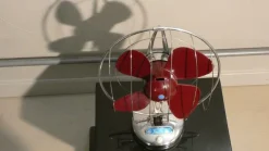 Clearance Pamono Mid-Century Fan in Steel and Bakelite from Elettrodomestici San Giorgio, 1960s