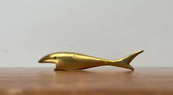 Outlet Pamono Mid-Century Fish Bottle Opener in Brass, 1960s