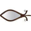 Pamono Mid-Century Fish-Shaped Bamboo and Rattan Mirror, France, 1950s> Mirrors