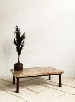 Clearance Pamono Mid-Century Flower Bench in Marble, 1960s