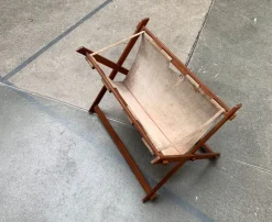Pamono Mid-Century Foldable Magazine Holder in Teak, 1960s><noscript><img width=