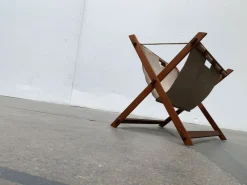 Pamono Mid-Century Foldable Magazine Holder in Teak, 1960s><noscript><img width=