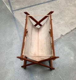 Pamono Mid-Century Foldable Magazine Holder in Teak, 1960s><noscript><img width=