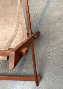 Pamono Mid-Century Foldable Magazine Holder in Teak, 1960s><noscript><img width=