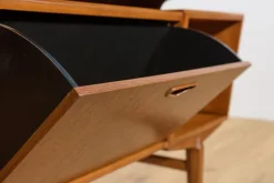 Pamono Mid-Century Freestanding Teak Desk, Denmark, 1960s><noscript><img width=