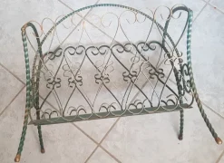 Pamono Mid-Century French Magazine Rack from Chaty Vallauris, 1950s><noscript><img width=