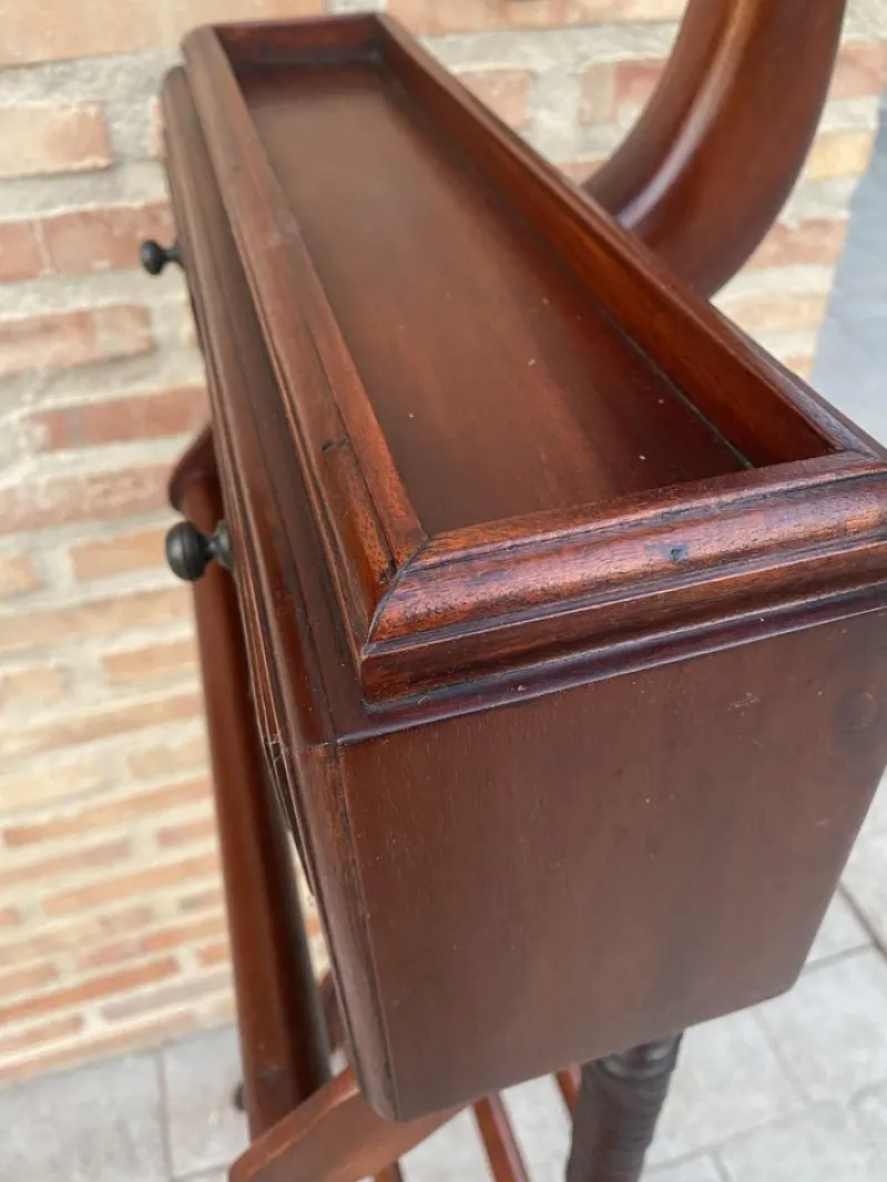 Best Pamono Mid-Century Gentlemen Wood Valet with Two Drawers, 1950s