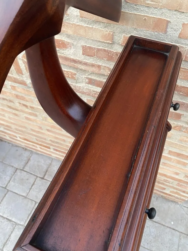 Best Pamono Mid-Century Gentlemen Wood Valet with Two Drawers, 1950s