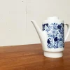 Pamono Mid-Century German Ceramic Tea or Coffee Pot Series Hamburg Form 20 Decor Blumenspiel by Lieselotte Kantner for Melitta, 1960s> Dinnerware Accessories