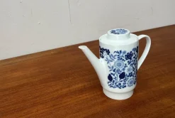 Pamono Mid-Century German Ceramic Tea or Coffee Pot Series Hamburg Form 20 Decor Blumenspiel by Lieselotte Kantner for Melitta, 1960s><noscript><img width=