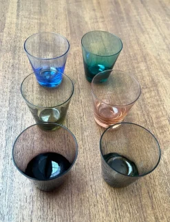 Clearance Pamono Mid-Century German Colourful Shot Glasses, 1960s, Set of 6