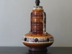 Best Pamono Mid-Century German Fat Lava Ceramic Floor Lamp, 1960s
