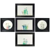 Hot Pamono Mid-Century German Paintings from Barbara Oldenburg, Set of 5