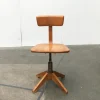 Sale Pamono Mid-Century German Wooden Swivel Chair from Sedus