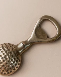 Pamono Mid-Century Golf Ball Bottle Opener in Brass, Italy, 1960s