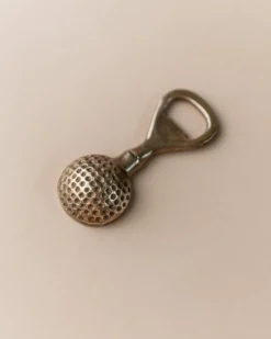 Pamono Mid-Century Golf Ball Bottle Opener in Brass, Italy, 1960s