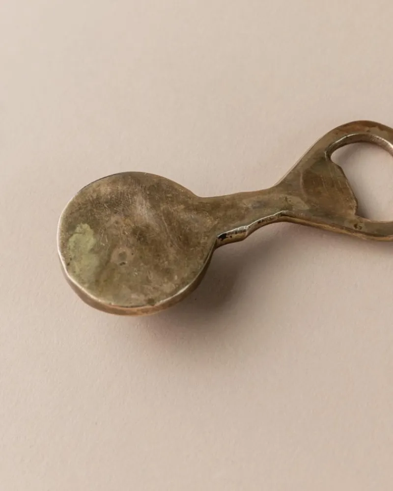 Pamono Mid-Century Golf Ball Bottle Opener in Brass, Italy, 1960s