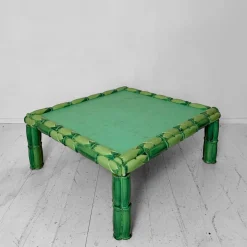 Pamono Mid-Century Green Ceramic Coffee Table by Colin Morrow for Arpex Rome, 1970s> Coffee & Side Tables