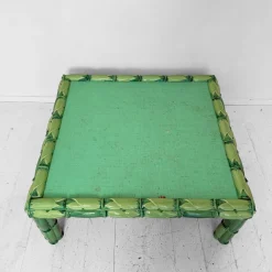 Pamono Mid-Century Green Ceramic Coffee Table by Colin Morrow for Arpex Rome, 1970s><noscript><img width=