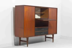 Pamono Mid-Century Highboard by Van Pelt, Belgium, 1960s><noscript><img width=