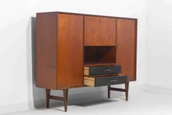 Pamono Mid-Century Highboard by Van Pelt, Belgium, 1960s><noscript><img width=
